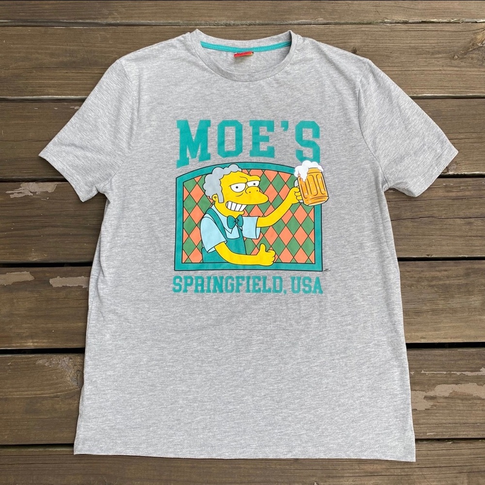The Simpsons Moe’s XL T Shirt Grey ￼ - Picture 2 of 4